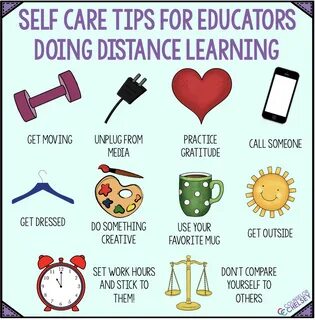 Self-Care Tips For Distance Learning - Counselor Chelsey Sim