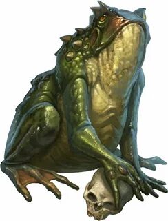 Гигантская лягушка Giant frog / Бестиарий D&D 5 / Monster ma