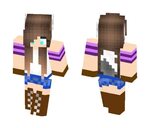 Install wolf girl Skin for Free. SuperMinecraftSkins
