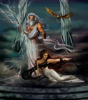 Zeus and Hera by dewmanna on deviantART Zeus and hera, Greek