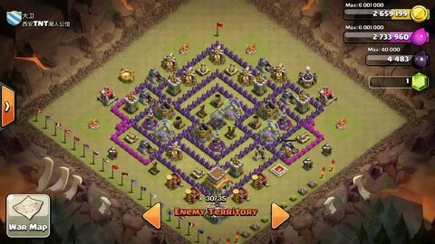 Clash of Clans Tips : Town Hall level 8 Layouts (part 2) - f