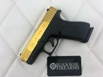 Black Rose Firearms Glock 43x Polished Gold Titanium