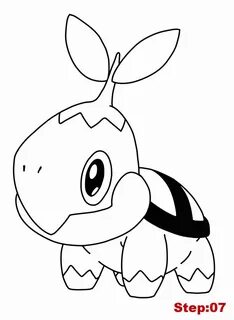 turtwig coloring page - Clip Art Library