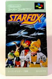 STAR FOX BOX Shooter Super Famicom Nintendo SNES Japan Impor