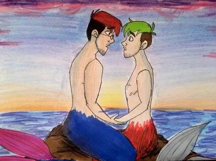 Septiplier Merman AU by musicmermaid Septiplier, Cartoon jun