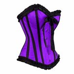 Purple Corset Burlesque Costumes Corsets and bustiers, Steel