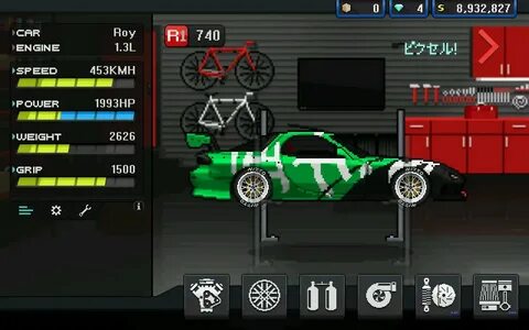 Kenji's Mazda RX-7 Recreation in Pixel Car Racer