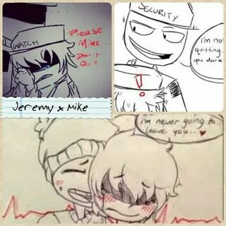 Jeremy x Mike Fnaf memes, Anime fnaf, Fnaf