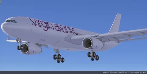 Aerosoft A330X Texturing Continues! PC Flight
