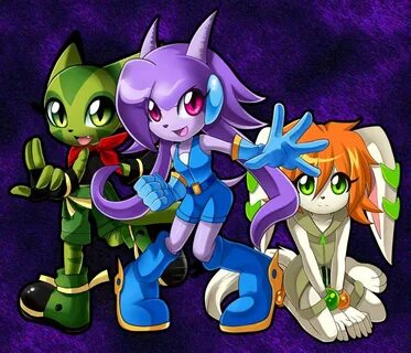 Freedom Planet Photo: Lilac, Carol, and Milla Character desi