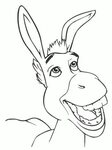shrek and donkey coloring pages - Clip Art Library