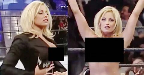 Flashback: Hot Video Of Trish Stratus Stripping - WWF Old Sc