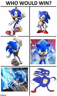 Image tagged in memes,who would win,sonic the hedgehog,sonic