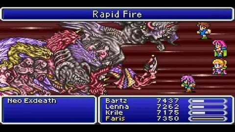 Final Fantasy V (GBA) Final Boss Battle - YouTube