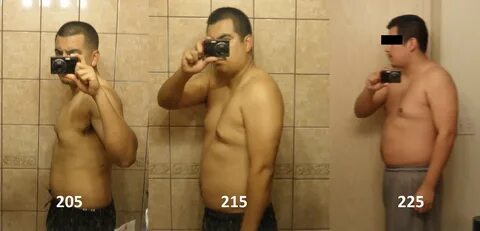What does a 240 lbs, 5 foot 10 male look like? - Before And 