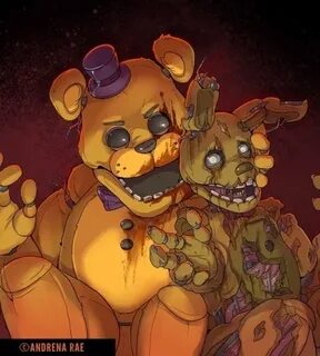 #Springtrap@bigfnaf1 #Fredbear@bigfnaf1 Автор: https://hunko