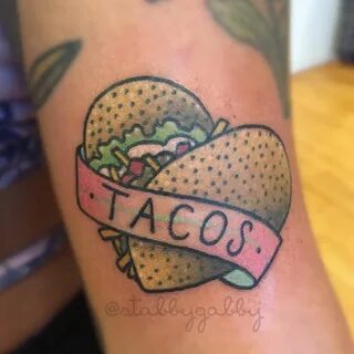 Taco heart from my Valentine's flash sheet. ❤ 🌮 As always Ma