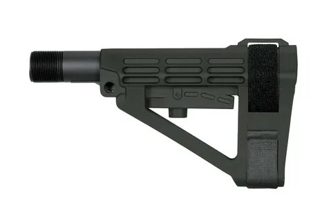 SBA4 Pistol Stabilizing Brace Black - RENEGADE ARMS LLC