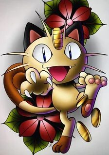 Meowth, Pokemon Pokemon meowth, Pokemon, Pokemon art