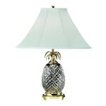 Pineapple Hospitality Polished Brass 25" Table Lamp by Water