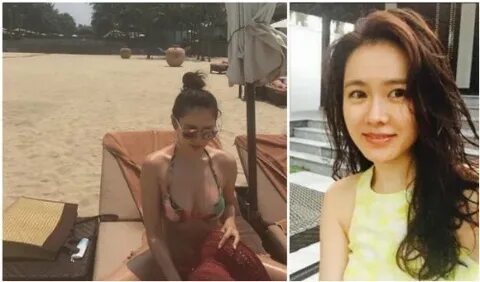 HOT- Son Ye Jin wore a bikini split chest deep, showing off 