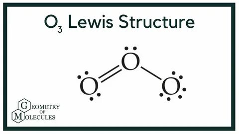O3 Lewis Structure (Ozone) - YouTube
