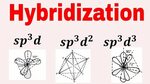 Hybridization sp3d sp3d2 sp3d3 Formation of PF5, SF6 and IF7