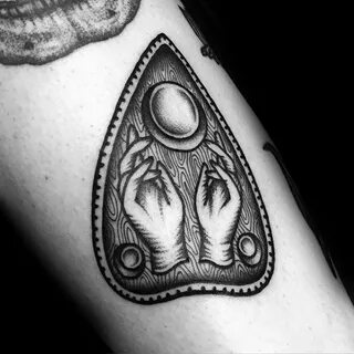 40 Planchette Tattoo Designs für Männer - Ouija Board Ink Id