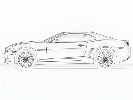 Camaro Outline Drawing at PaintingValley.com Explore collect