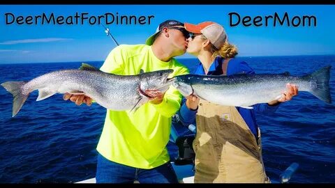 Steelhead and Massive Lake Trout Catch Clean Cook with DEERM