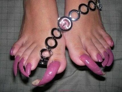 Pin by Derenda Noye on Odd and Weird Toe nails, Long toenail