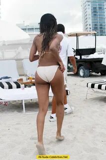 Ciara sexy in bikini on the beach paparazzi shots