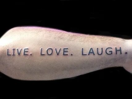 Live Love Laugh Tattoos Design