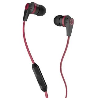 Наушники с микрофоном Skullcandy INKD MIC Black Red 