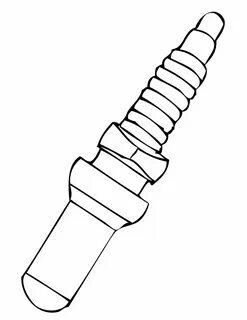 Spark plug coloring page - Coloring Pages