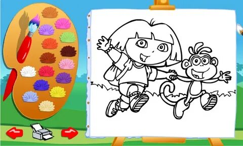 Dora Online Kleurplaat Kinderfilmpjes