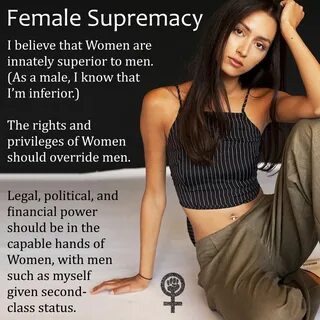 Female Supremacy Now! Female supremacy, Female, Female led r