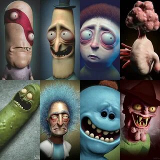 Rick And Morty Realistic Fan Art