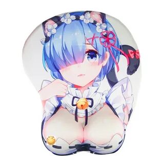 FFFAS Cartoon 3D Breast Mouse Pad Silicone Wrist Rest Japan 