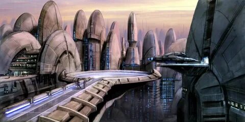 Upper City Star wars planets, Star wars, Futuristic city