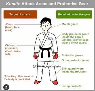 Japanese karate terms with pictures