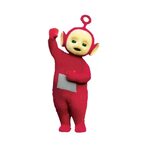 freetoedit po teletubby red sticker by @cheesynips