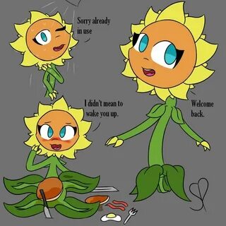 Living with a sunflower by Specialpensel on DeviantArt Plant