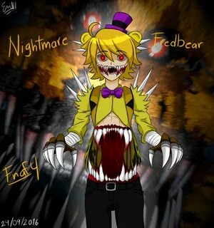 Fnaf 4 Nightmare Fredbear Fan Art by Emil-Inze.deviantart.co