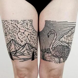 125 Best Thigh Tattoos For Women: Cute Ideas + Designs (2019