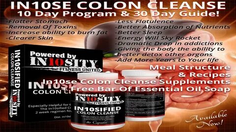 In10sified! 10 DAY COLON CLEANSE LAUNCHES! - YouTube