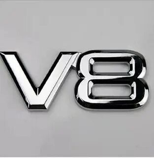 Free Shipping Car SUV Chrome V8 Logo Sticker For Jeep Toyota