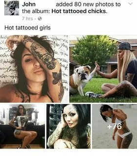 Added 80 New Photos to v the Album Hot Tattooed Chicks 7 Hrs