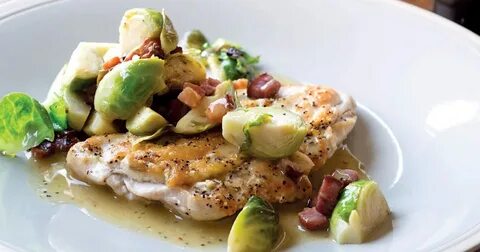 5-minute dinner! Michael Symon's chicken breasts with bacon,