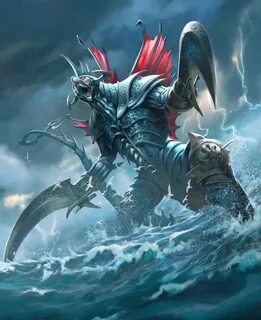 Gigan, Cyberclaw Terror MtG Art from Ikoria Set by Jesper Ej